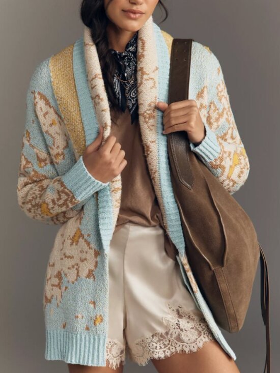 Anthropologie Sweaters - Anthropologie Pilcro Oversized Open-Front Longline Cardigan Sweater XS/S/M